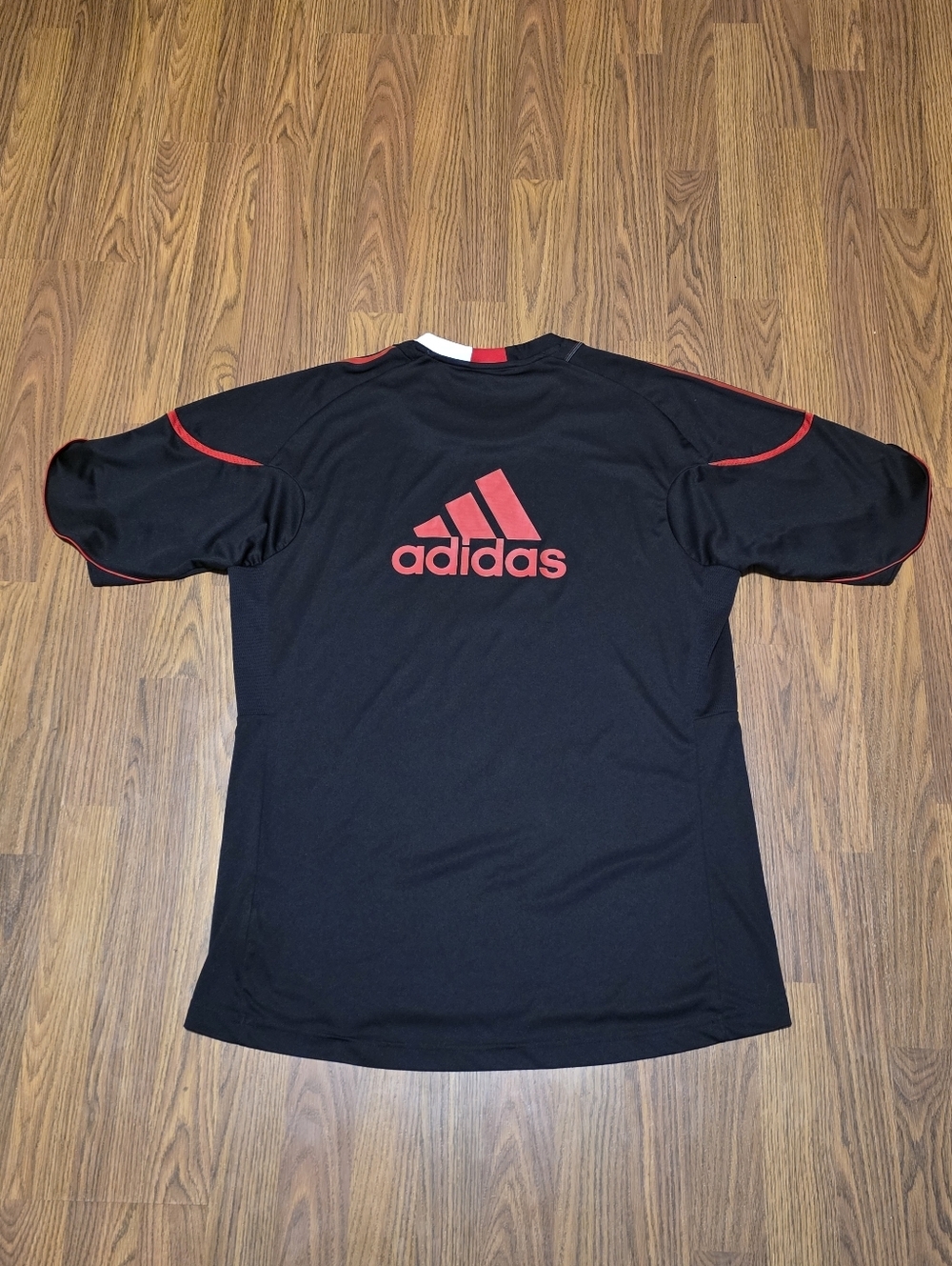 Y2K Liverpool FC 2010-11 Adidas Formotion Training Shirt Men’s XL Black Red F47 - Picture 7 of 8